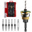 Countersink Drill Bit Set - 5 Pcs Countersink Drill Bit with Depth Stop Collar, 82 Counterbores 1/4" Hex Shank 1