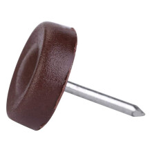 200 PCS Chair Table Furniture Leg Bottom Feet Plastic Pads Glides Skid Nail Wood Floor Furniture Protector Noise Killer