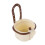 Kitchen Sink Hanging Strainer Basket With Detachable-Brown 1