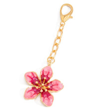 Shimmering Floral Alloy Charm Handcrafted with Precisions