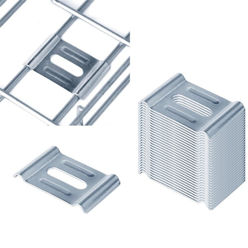 30-Pack Cable Raceways Hold Down Clamps for 4mm-6mm Wire Dia Mesh Cable Trays 2