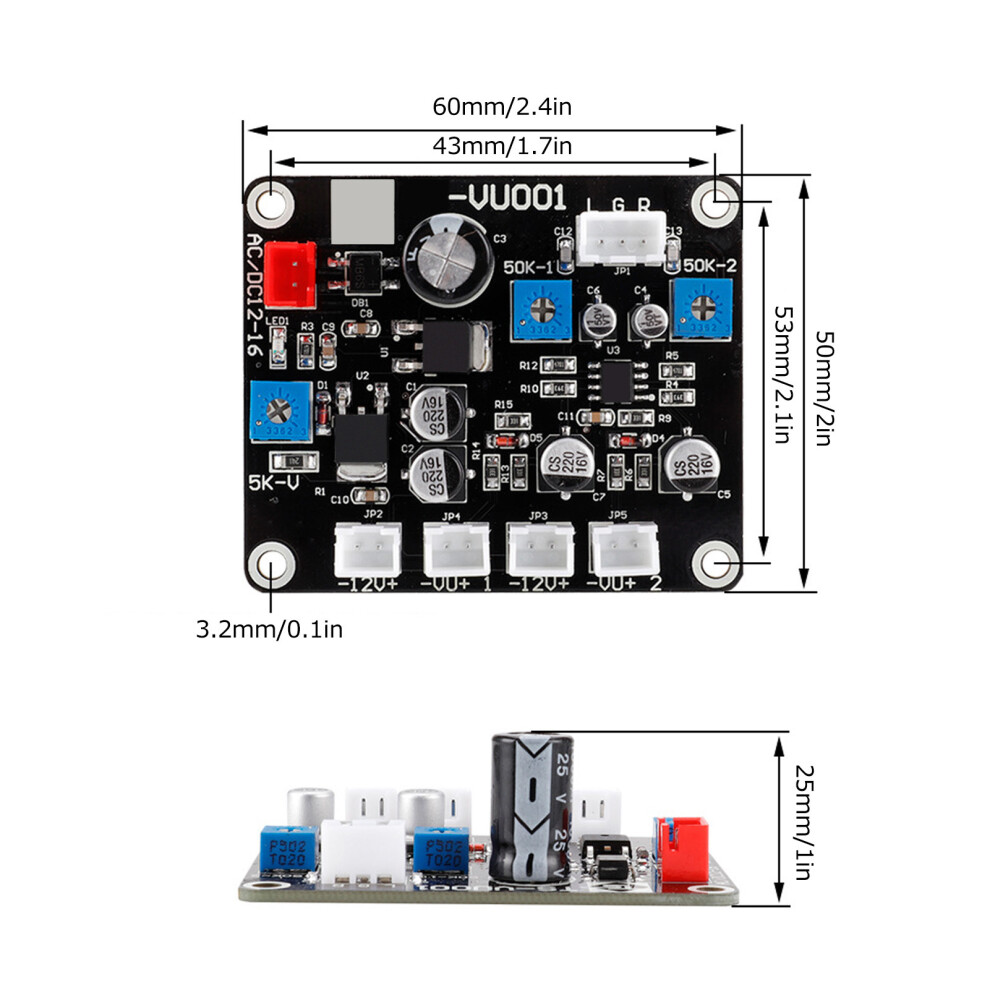 VU Meter DB 960uA High Accuracy Kit