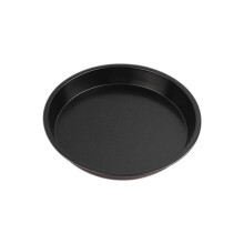 Ronde Pizzavormplaat Pizzapan Diepe Bak Koolstofstaal Antiaanbakvorm Bakoven Gereedschap Bakvorm Lade 10Inch Zwart