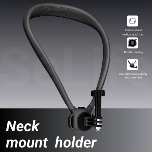 Silicone Neck Holder Chest Mount for  Poeket 3 Action Camera Accessory