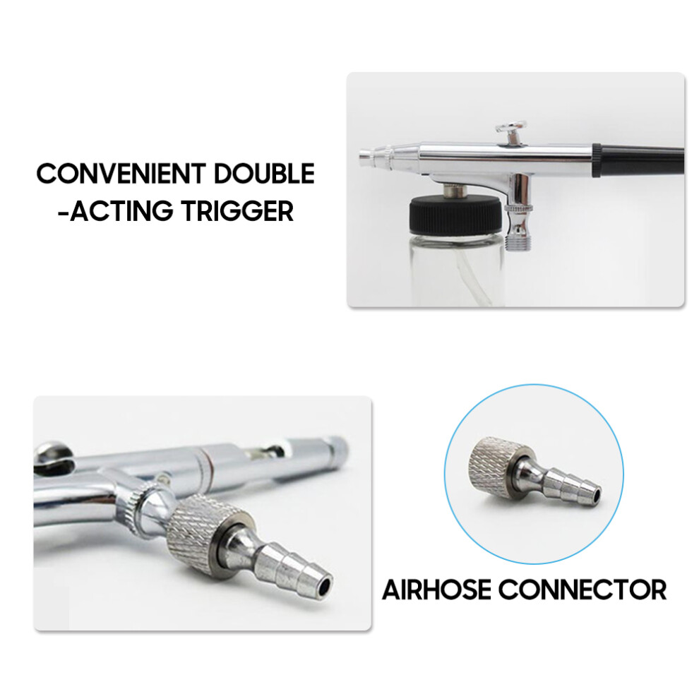 Gravity & Siphon Feed Airbrush 0.3mm Nozzle