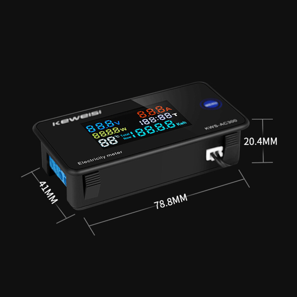 AC50-300V Digital Voltmeter Ammeter