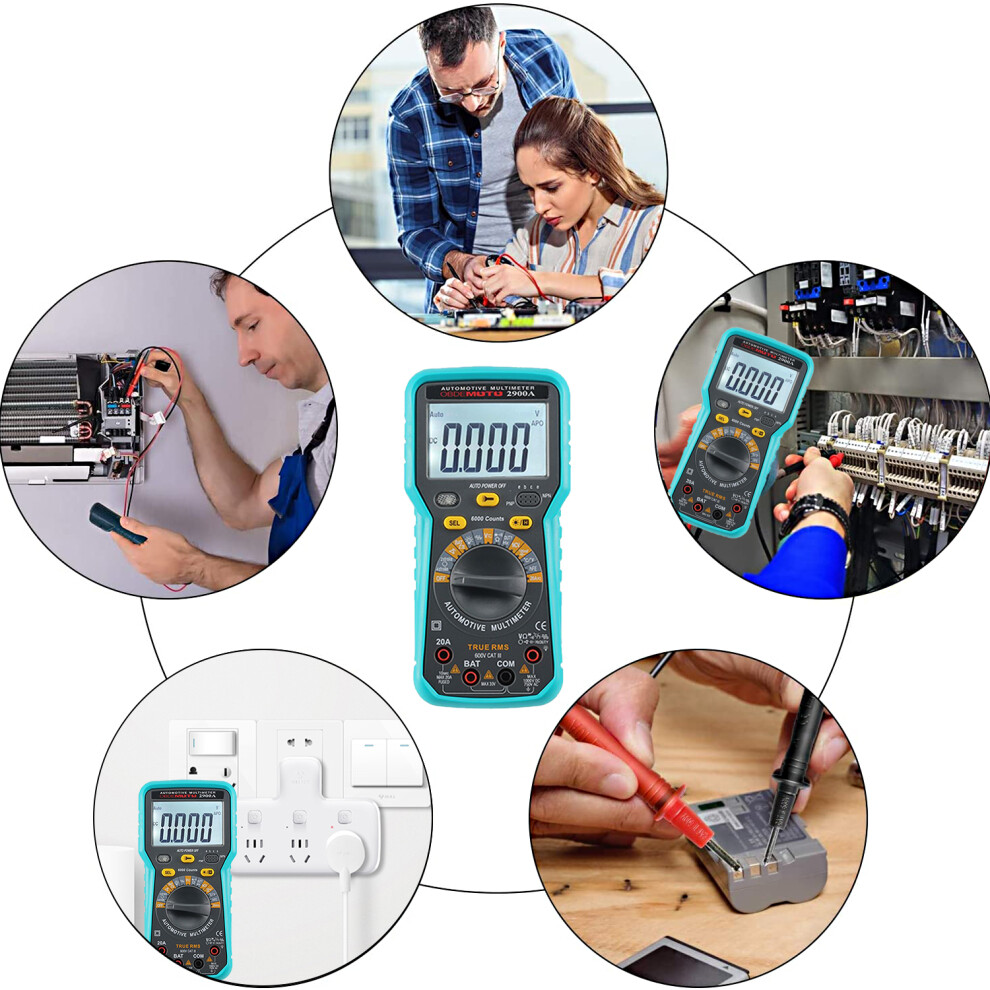 6000 Count Digital Automotive Multimeter