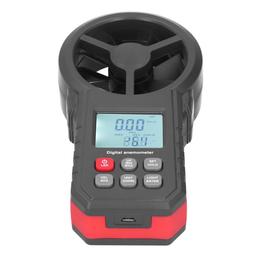 WT87B Anemometer Bluetooth LCD Backlight USB