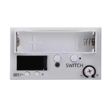 Adjustable Test Power Supply with TFT Color Screen 18650 Buck-Boost Power Supply Pocket-Sized Power Supply White