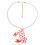Collier pendentif crabe Adorable, plusieurs-Pointe rouge 1