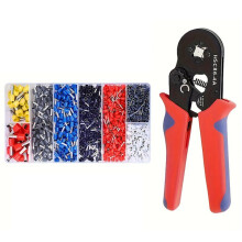 Crimpzange HSC8 6-4 0,25-10 mm² für Aderendhülsen, Rohrklemmen-Crimpzangen-Set, Drahtkopf, Elektrikerwerkzeug
