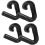 Fitness Pull  Hand Grip Ergonomic Hook Handle Gym Pull Down Grips Versatile Strength Training Equipments 1