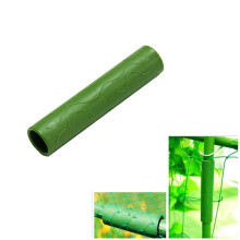 40 STKS 8MM Tuinpaal Rechte Connectoren Plastic Tuinpaal Verbindingspijp Zware Plant Ondersteuning Staak