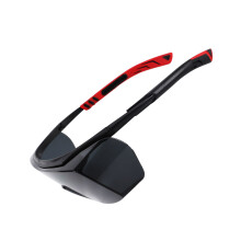 Lunettes de sécurité unisexes,-Pièces grises rouge foo