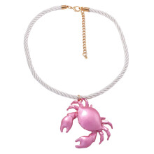 Adorable collier à breloques avec pendentif en forme de-Rose