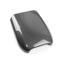 For Cayenne 2018-2022 Car Center Console Armrest Storage Box Protective Cover ABS Carbon Fiber