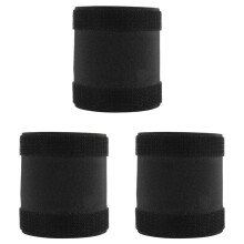 3X Cable Grip Floor Cable Cover Cords Cable Protector Cable Management Only for Commercial Office Carpet (Black,10 Feet)