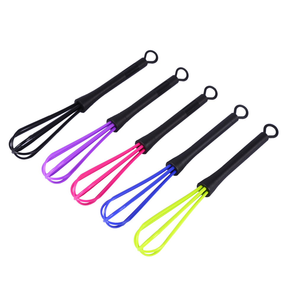 5 Plastic Mixing Whisks for Hair Dye