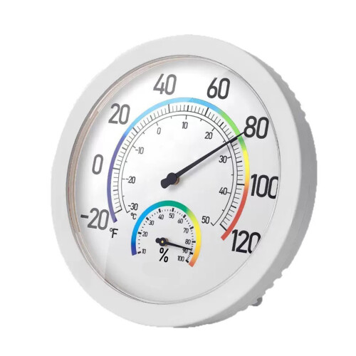 ABS Construction Thermometers Hygrometer For Steam Room Wall