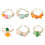 Modern Minimalist Wrap Around Ring With Natural Beads-20 2