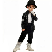 Halloween Role Play Costume Dance Star Costume 80S 90S Stage-S