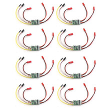 8X Two-Way Bidirectional 5A ESC Brushed Speed Controller Dual Way ESC 2S-3S Lipo for RC Model Car Boat Tank Spare Parts