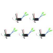5X High Power 12V-24V Waterproof Bidirectional RC ESC Brush ESC for RC Car and Boat 640A