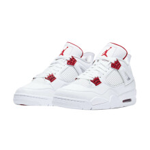 (EUR46) Air Jordan 4 Retro Metallic Pack - University Red