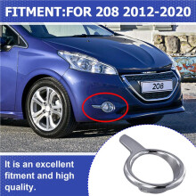 Car Front Fog Lamp Frame Fog Light Trim Cover 1608111480 for 208 2012-2020 Right