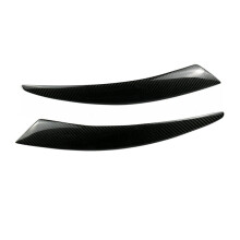 Car Front Headlight Eyebrow Light Eyelid Eyebrow Carbon Fiber Trim Sticker for Z4 E85 2002-2008