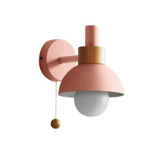 Living Room Porch Aisle Lamp Nordic Minimalist Modern Bedroom Bedside Lamp Macaron Wall Lamp()