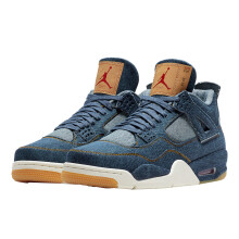 (EUR42.5) Air Jordan 4 Retro x Levi's 'Denim'