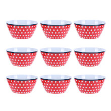 6 Inch Melamine Serving Bowls 12 Pack