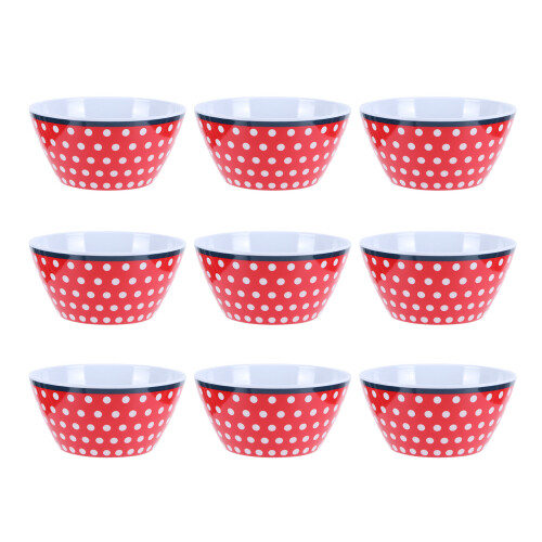 6 Inch Melamine Serving Bowls 12 Pack