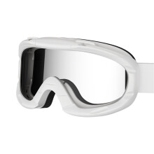 Winddichte Kinder-Fahrradbrille mit verstellbarem-weiß durch