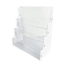 Stabile Plastikkarten-Vitrine, ideal zum Präsentieren-Weiß