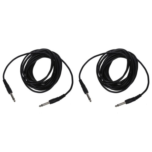 2piezas 5M Cable de Jack para Guitarra Electrica