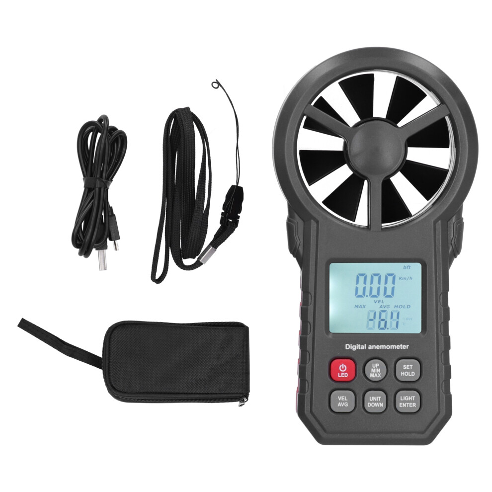 Digital Anemometer WT87B Bluetooth LCD Backlit