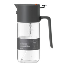 Premium 550 ml glazen oliespuit 550 ml voor luchtfriteuses-Grijs
