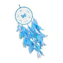 Traumfänger, handgefertigt, Traumfänger, zum Aufhängen,-Blau