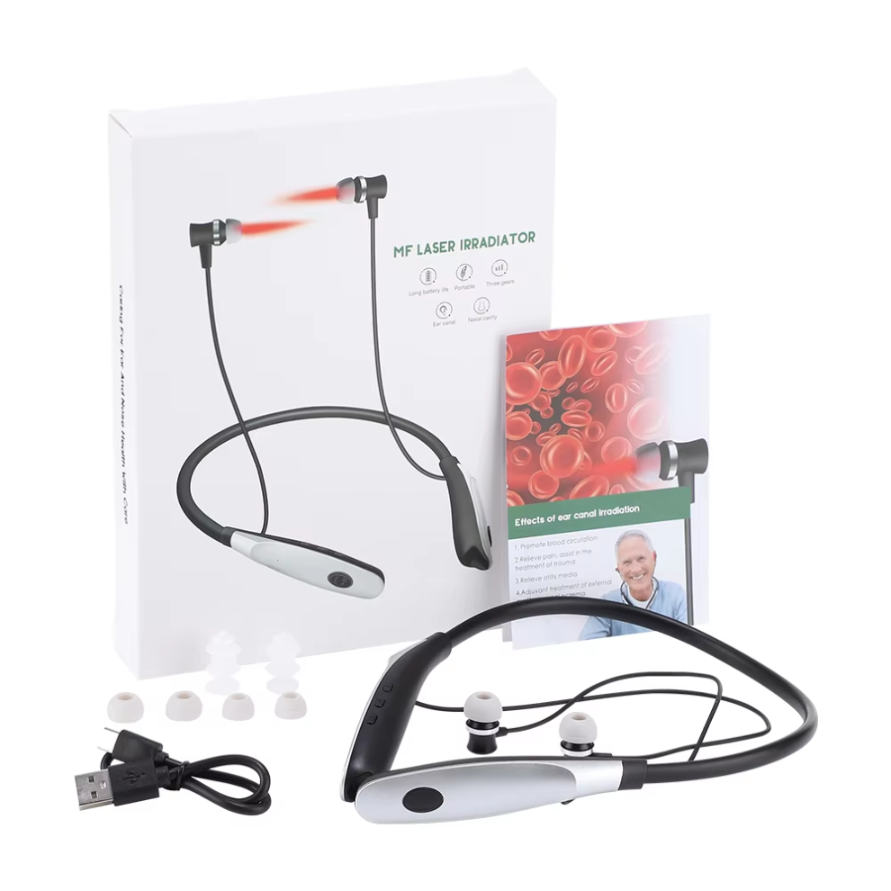 (103553) Portable Nasal And Ear Canal Laser Irradiator Rechargeable Neck-Hanging 650Nm Laser Ear Irradiator Reduce Tinnitus 6974761377845