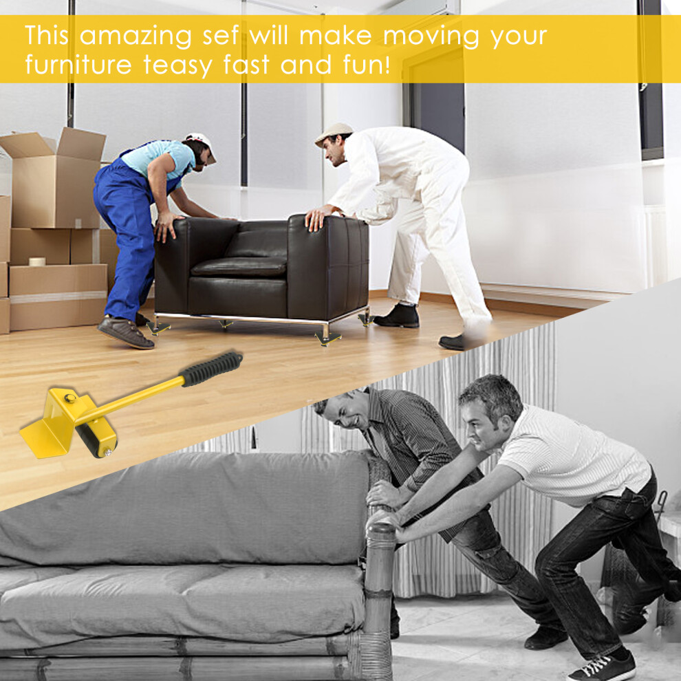 Furniture Mover 5 Pack Lifter Sliders