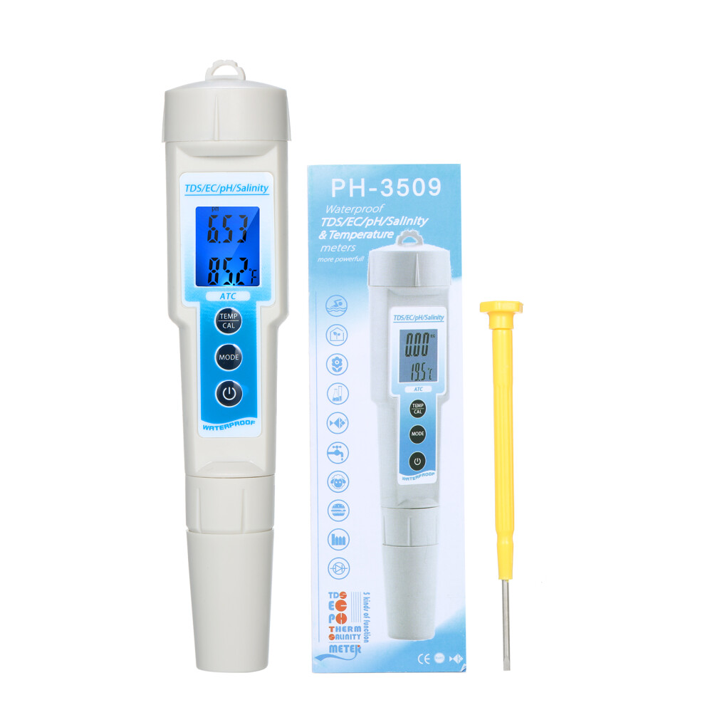 5in1 PH EC TDS Salinity Tester