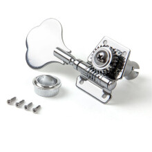 20Pcs Guitar Tuning Pegs Electric Bass Tuner Peg Guitar Open Gear Tuning Pegs Machine Heads Silver