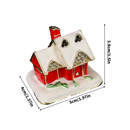 Shimmering Diamonds Decorated Enamel Gift Box Perfect For 2