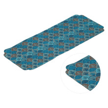 Traditional Knitted Tea Mat Purple Blue