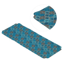 Handcrafted Chinese Tea Mat Purple Blue