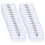 100Pcs Pin Style Clip Horizontal Name Crachá Holders com Inserts Fit Card 90X55mm 1