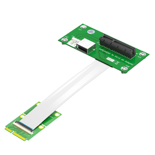 PCI-E para PCI-E X4 Cabo de ExtensãO Riser Cable com Cabo FPC de Alta Velocidade com Almofada MagnéTica, B
