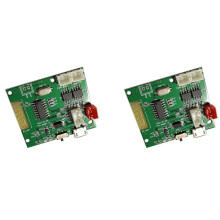 2X BT5.2 Trådlös Modul Effektförstärkare Pcba-Modul 2 X 5W Ljudspelarkort